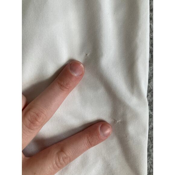 San Soleil Shorts Medium 50 UV Pull On Stretch Elastic Pocket White Athletic - Picture 5 of 15